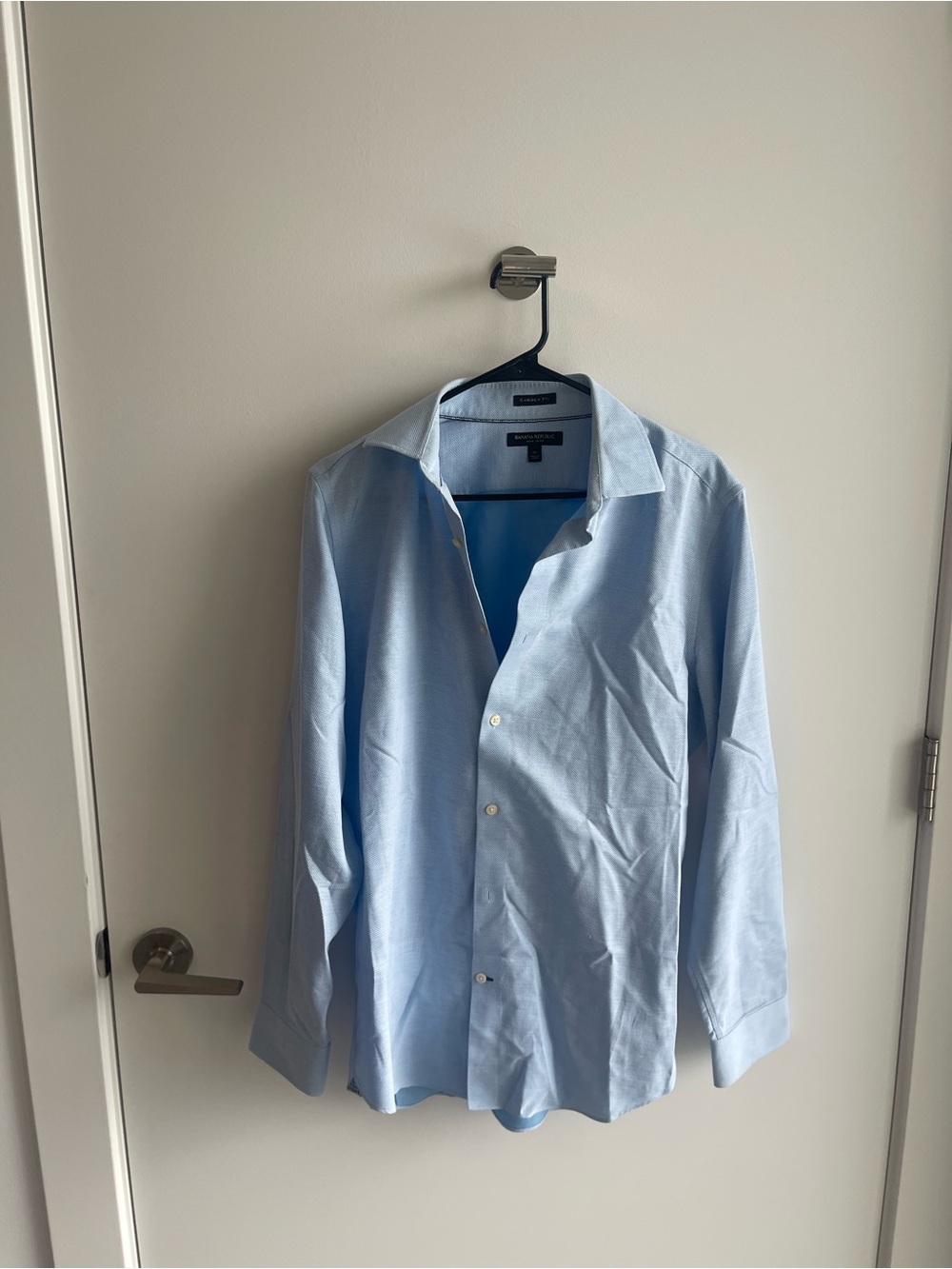 Banana Republic Camden Fit Light Blue Men's Dress Shirt